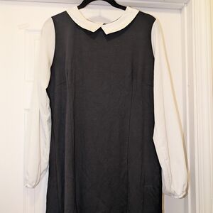 Gothic Black and White Dress